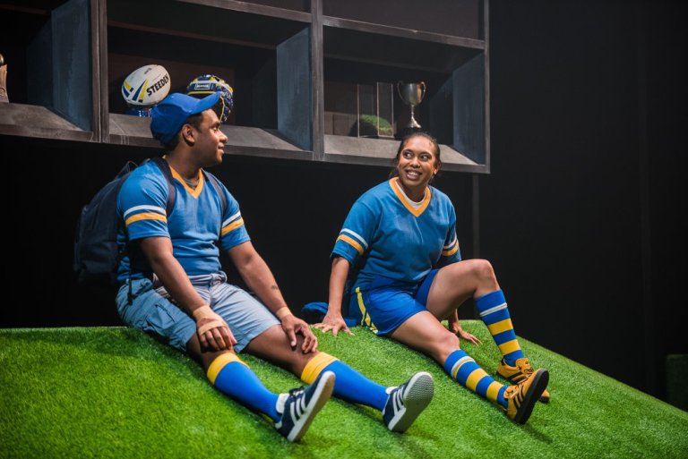 The Longest Minute - Debase - (left), Jeremy Ambrum, Chenoa Deemal. Photo: Blue Clicks Photography.